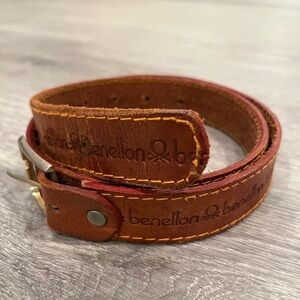 Benetton unisex brown belt